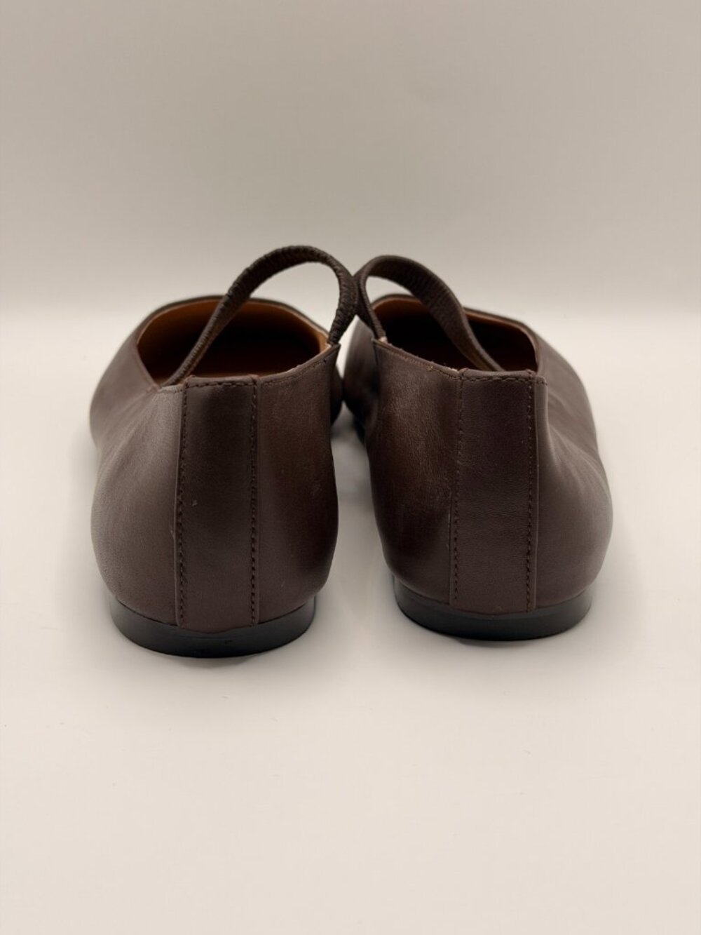 Madewell Womens The Greta Coffe Bean Brown Leather Ballet Flat Sz 8 - Picture 8 of 9